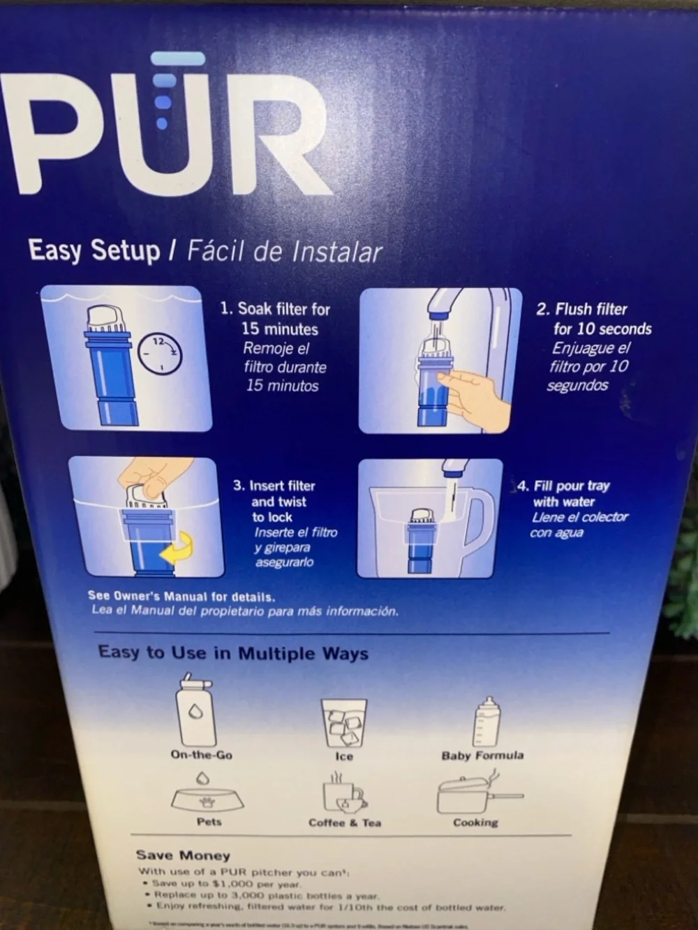 NWT!! PUR Maxion Water Filter Pitcher 11 Cup Ultimate Pitcher Filtration System